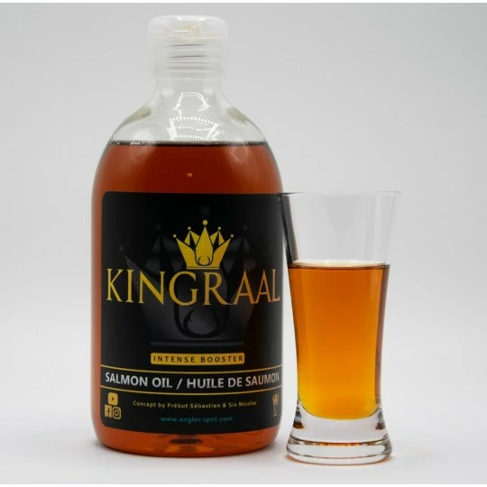 KINGRAAL Intense Booster Salmon Oil / Zalm Olie 500ml 1 KINGRAAL Intense Booster Salmon Oil / Zalm Olie 500ml
