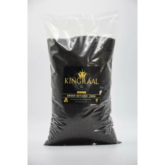 KINGRAAL Pellets Green Betaine 2mm - 2kg 3 KINGRAAL Pellets Green Betaine 2mm - 2kg - Afbeelding 3