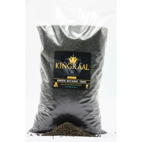 KINGRAAL Pellets Green Betaine 2mm - 2kg 1 KINGRAAL Pellets Green Betaine 2mm - 2kg