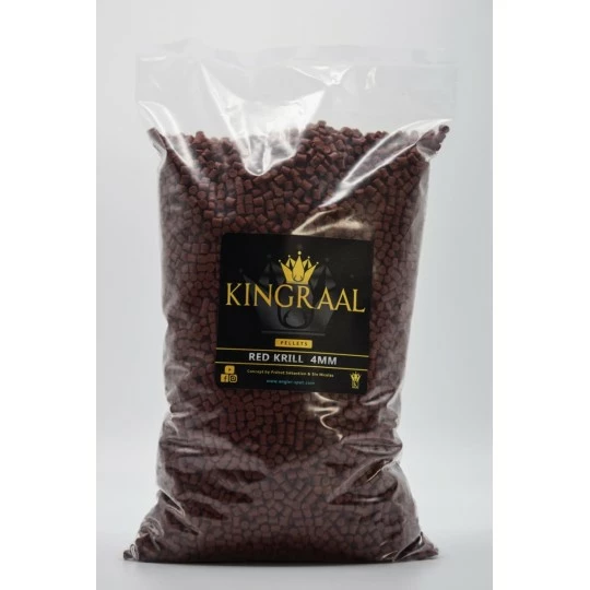 KINGRAAL Pellets Red Krill 4mm - 2kg 3 KINGRAAL Pellets Red Krill 4mm - 2kg - Afbeelding 3