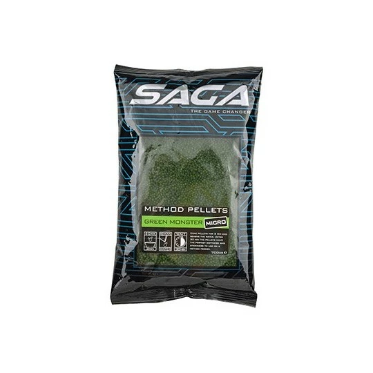 SPRO SAGA Method Micro Pellets Green Monster / 700gr 1 SPRO SAGA Method Micro Pellets Green Monster / 700gr